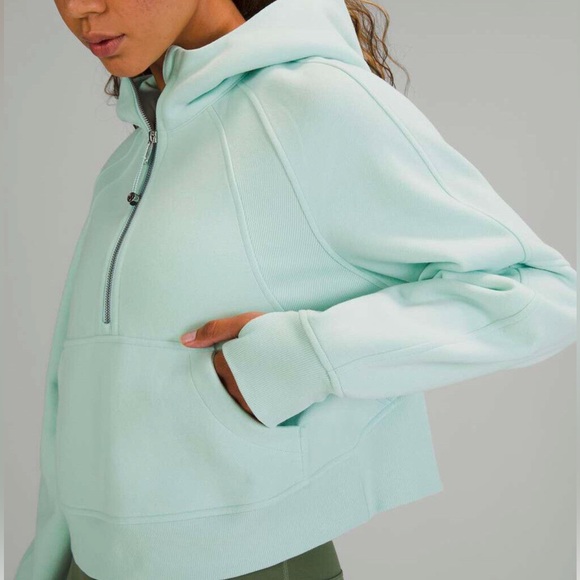 Lululemon Oversized Scuba Half Zip Mint Green Size XS/S - Picture 8 of 10
